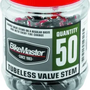 BikeMaster Valve Stem Chrome Tubeless Tub 50