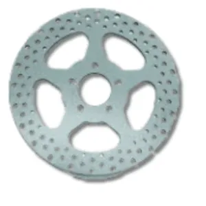 Bikers Choice 79-99 Big Twin XL 11.5 Inch Rear 5 Spoke Drilled Stainless Rotor