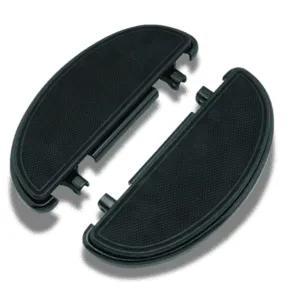 Bikers Choice 82-Up FLH FLT 86-17 FLST Black Half-Moon Floorboard Kit