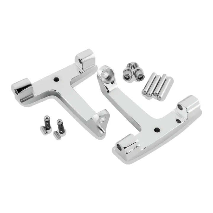 Bikers Choice 93-Up FLH FLT Chrome Passenger Floorboard Bracket Replaces H-D 53070-00A
