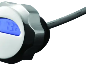 Bikers Choice 99-03 FLHT FLHR FLTR Oil Filler Cap With LED Temperature Gauge