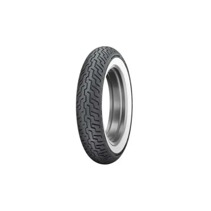 Dunlop D402 Front Tire - MT90B16 MC 72H TL - Narrow Whitewall
